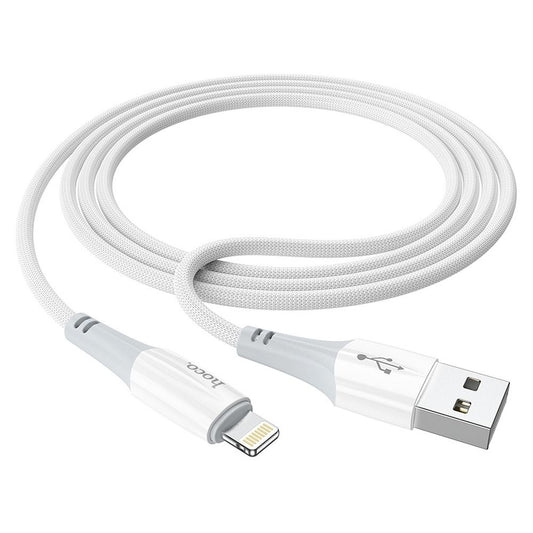 Kabel za podatke in polnjenje USB-A - Lightning HOCO X70, 18W, 1m, Bel