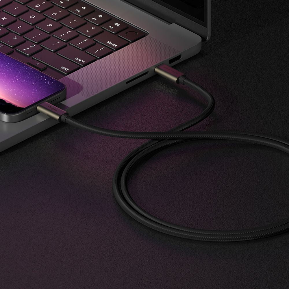 Kabel za podatke in polnjenje USB-C - USB-C Ringke 2X2, 240W, 1m, črn