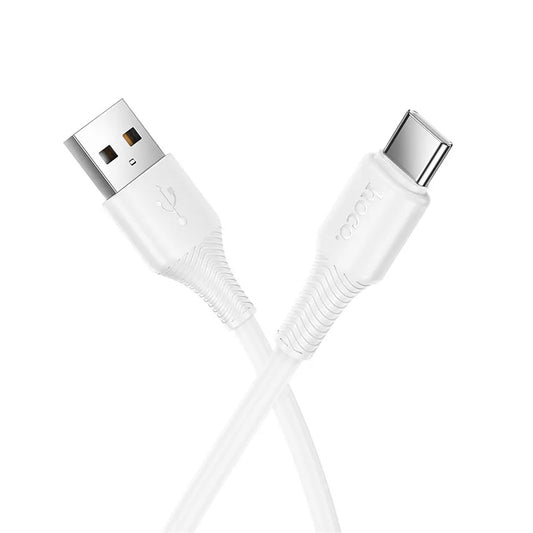 Kabel za podatke in polnjenje USB-A - USB-C HOCO X120, 60W, 1m, Bel