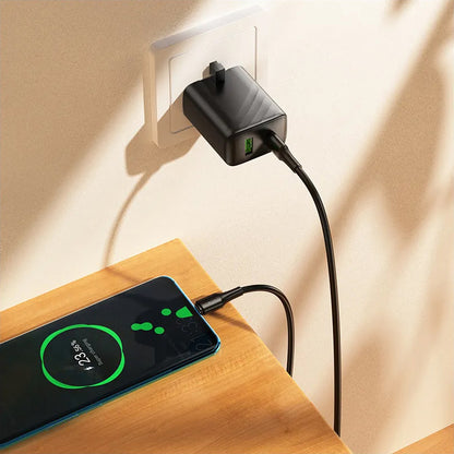 Kabel za podatke in polnjenje USB-C - USB-C HOCO X120, 60W, 1m, črn