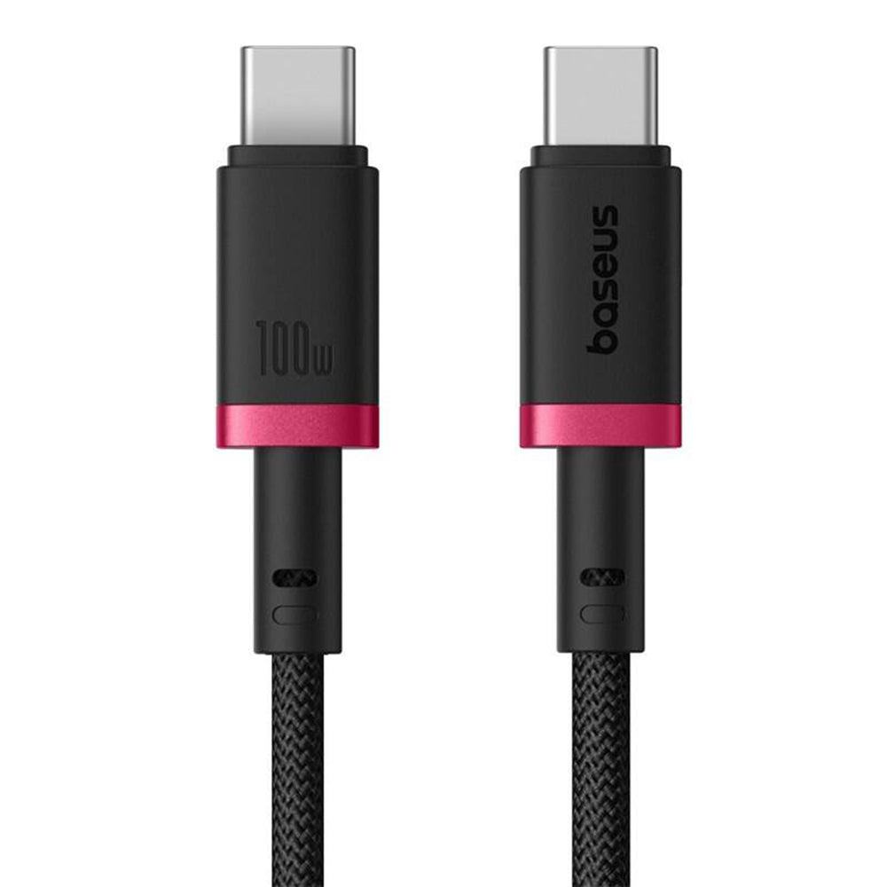 Kabel za podatke in polnjenje USB-C - USB-C Baseus Dura Series, 100W, 1m, Rdeč P10377803U01-01