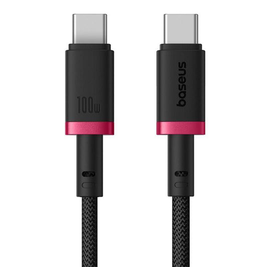 Kabel za podatke in polnjenje USB-C - USB-C Baseus Dura Series, 100W, 1m, Rdeč P10377803U01-01