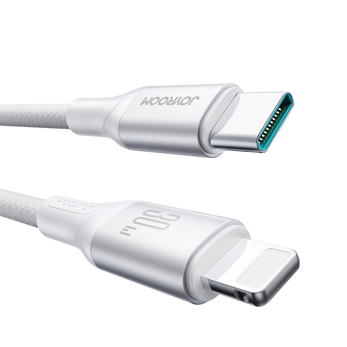 Kabel za podatke in polnjenje USB-C - Lightning Joyroom S-A28 Flash, 30W, 1m, Bel