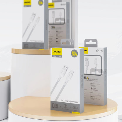 Kabel za podatke in polnjenje USB-A - USB-C Dudao L9T, 100W, 1m, Bel