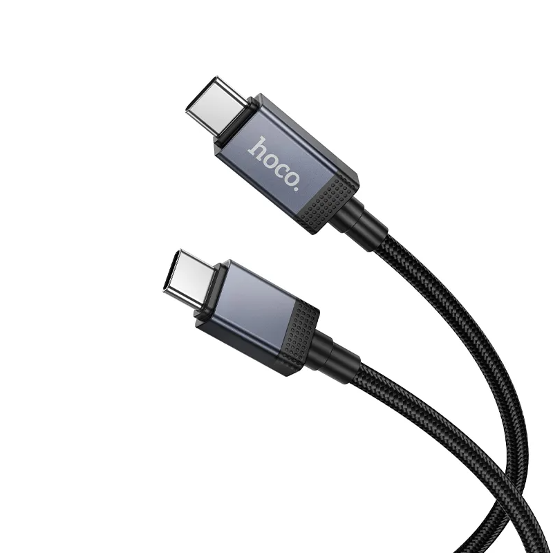 Kabel za podatke in polnjenje USB-C - USB-C HOCO X118 Display, 60W, 1m, črn