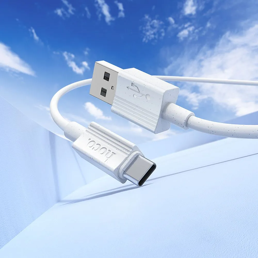 Kabel za podatke in polnjenje USB-A - USB-C HOCO X107, 18W, 1m, Bel