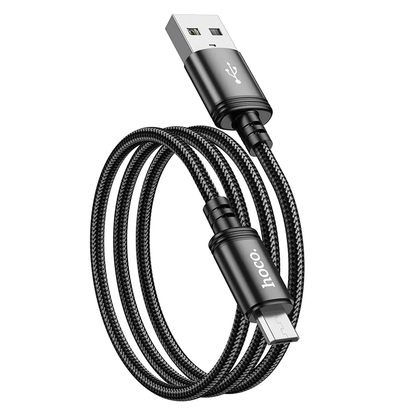 Kabel za podatke in polnjenje USB-A - microUSB HOCO X89, 18W, 1m, črn