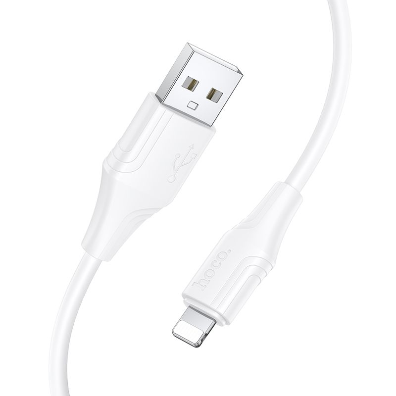 Kabel za podatke in polnjenje USB-A - Lightning HOCO X124, 18W, 1m, Bel