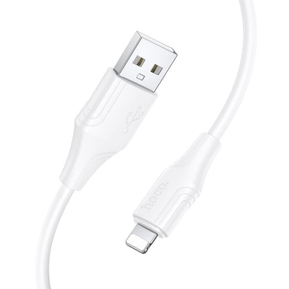 Kabel za podatke in polnjenje USB-A - Lightning HOCO X124, 18W, 1m, Bel