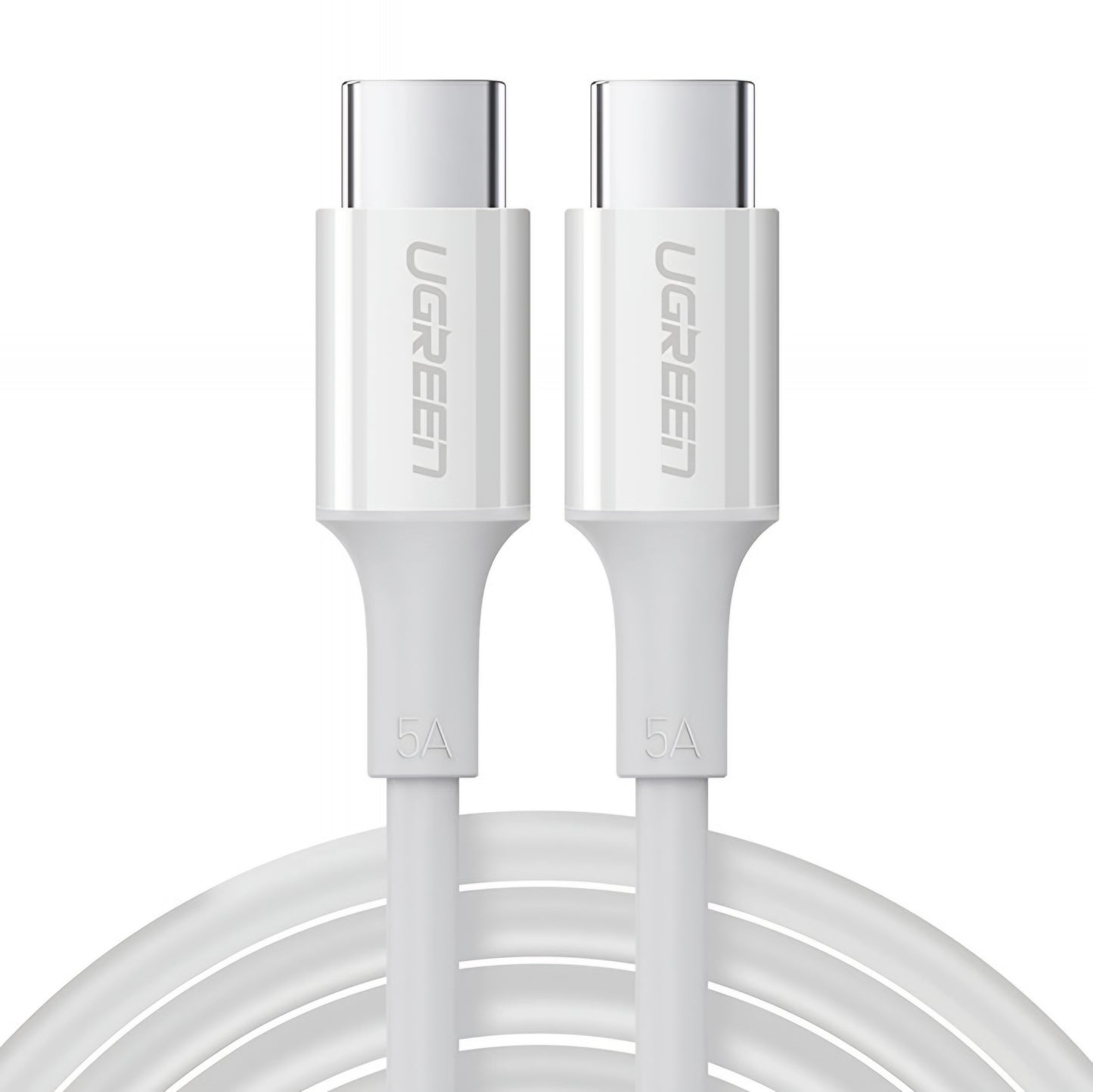 Kabel za podatke in polnjenje USB-C - USB-C UGREEN US300, 100W, 2m, Bel
