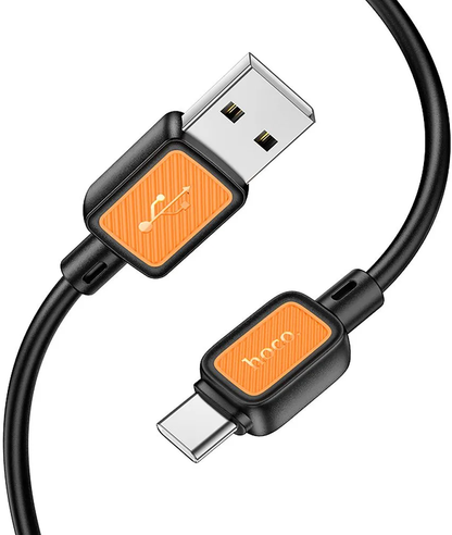 Kabel za podatke in polnjenje USB-A - USB-C HOCO X108, 18W, 1m, črn