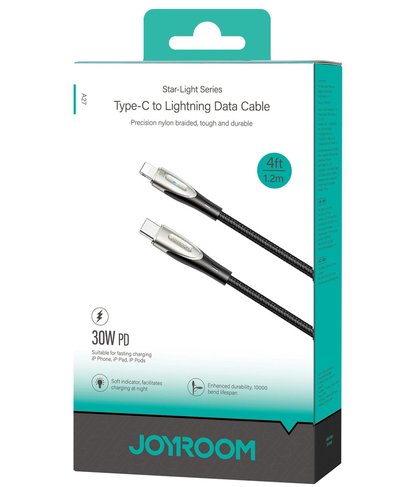 Kabel za podatke in polnjenje USB-C - Lightning Joyroom S-A31, 30W, 1.2m, črn