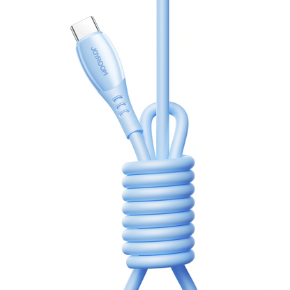 USB-C to Lightning Data and Charging Cable Joyroom S-A59 Vibrant, 30W, 1.2m, Blue