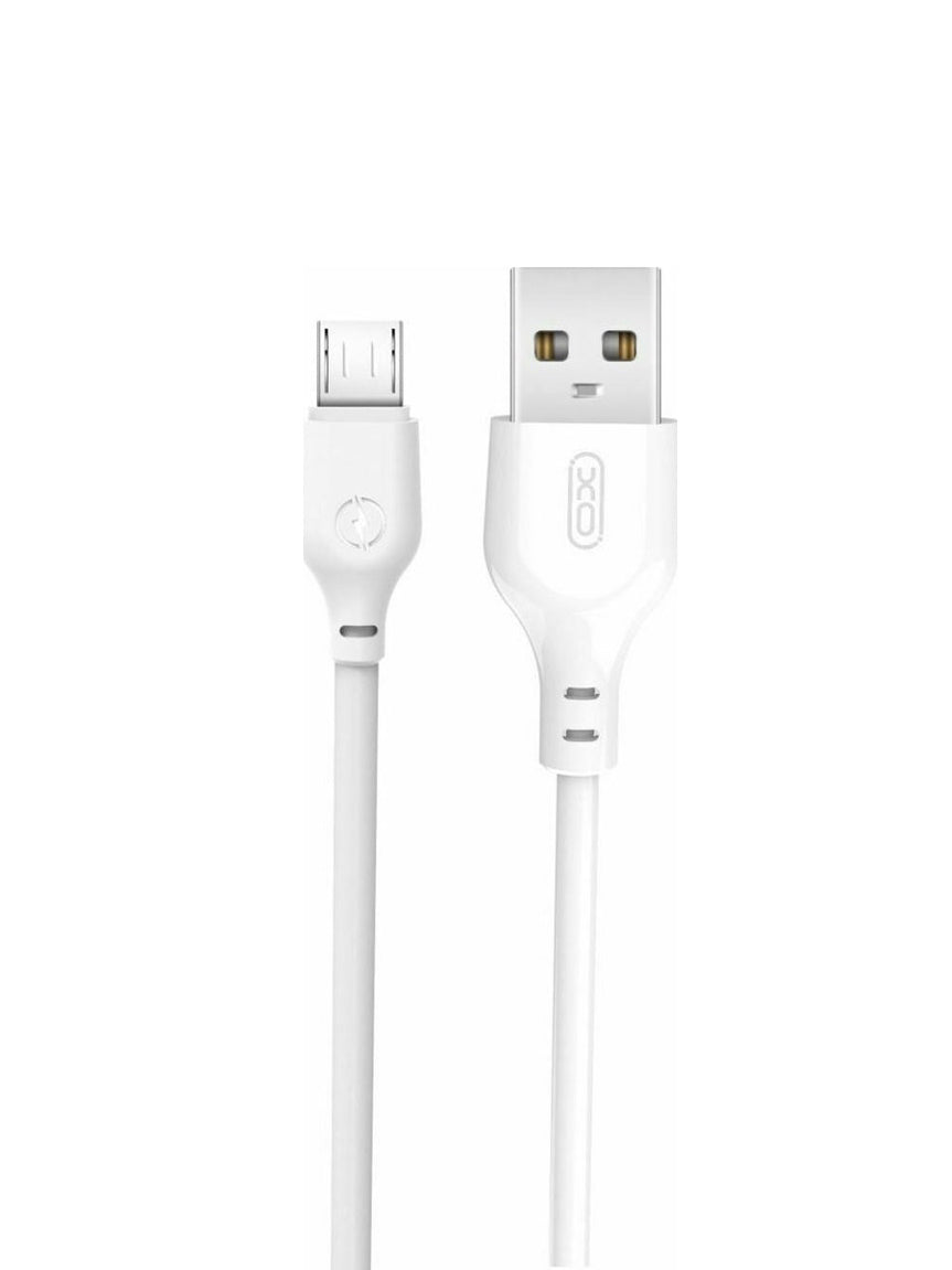Kabel za podatke in polnjenje USB-A - microUSB XO Design NB103, 18W, 2m, Bel