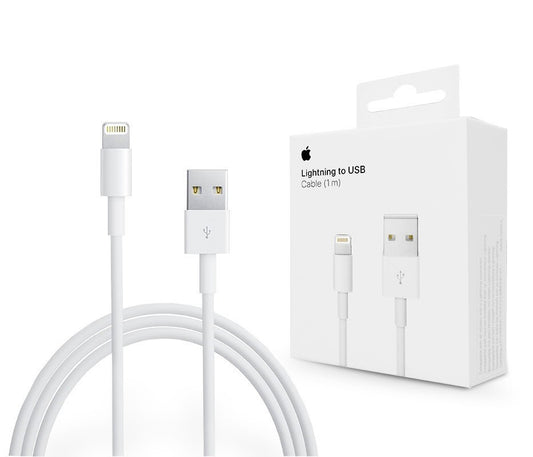 Kabel za prenos podatkov in polnjenje USB-A - Lightning Apple A1480, 18W, 1m, bel MUQW3ZM/A