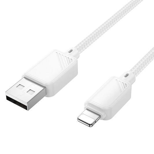 Podatkovni in polnilni kabel USB-A - Lightning HOCO X113, 18W, 1m, bel