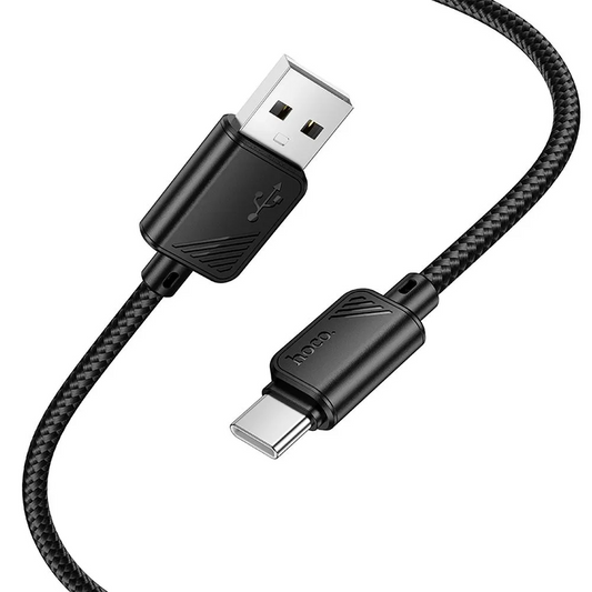 Podatkovni in polnilni kabel USB-A - USB-C HOCO X113, 18W, 1m, Črn