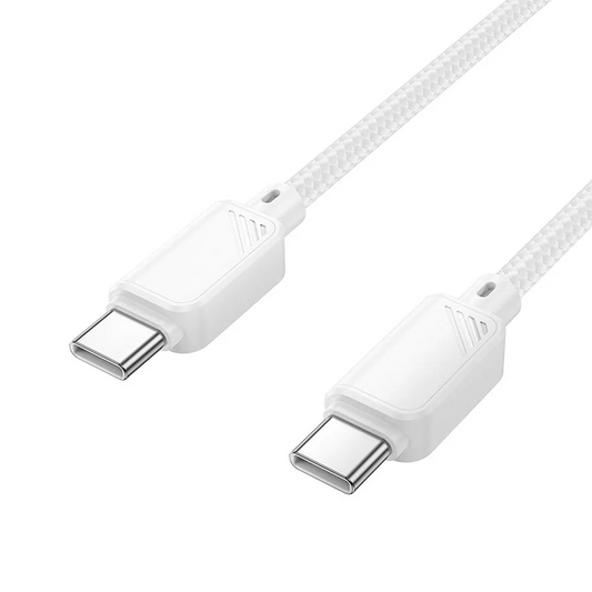 USB-C podatkovni in polnilni kabel - USB-C HOCO X113, 60W, 1m, bel
