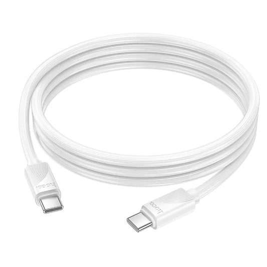 USB-C podatkovni in polnilni kabel - USB-C HOCO X114, 60W, 1m, bel