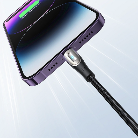 USB-A - Lightning podatkovni in polnilni kabel Joyroom SA31-AL3, 18W, 1,2 m, črn