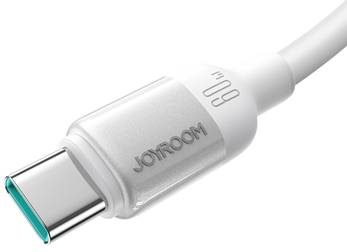 USB-C Data and Charging Cable - USB-C Joyroom S-A62 Lively, 60W, 1.2m, White
