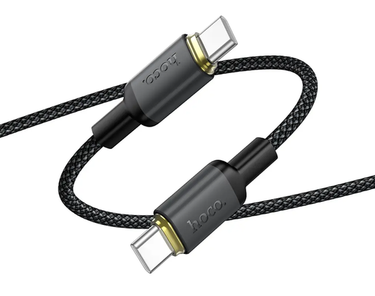 USB-C podatkovni in polnilni kabel - USB-C HOCO X128 Benefit, 60W, 1m, črn