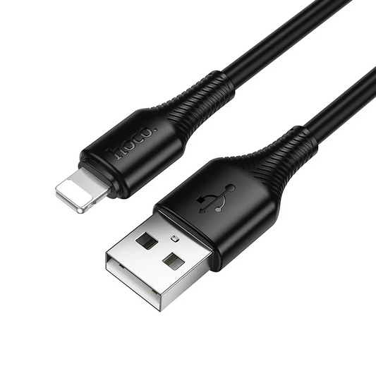 USB-A - Lightning podatkovni in polnilni kabel HOCO X120, 18W, 1m, črn