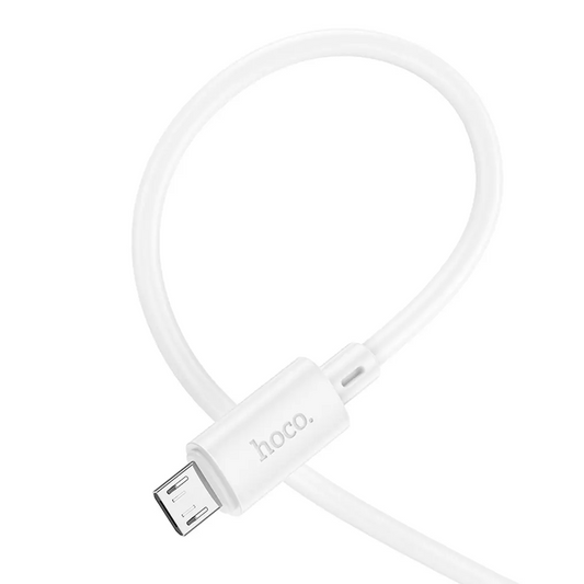 Podatkovni in polnilni kabel USB-A - microUSB HOCO X88, 18W, 2m, bel