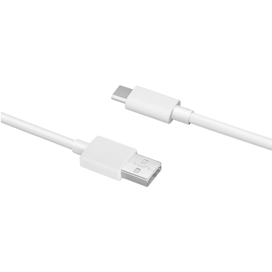 Podatkovni in polnilni kabel USB-A - USB-C Oppo DL129, 1m, bel 611602000006