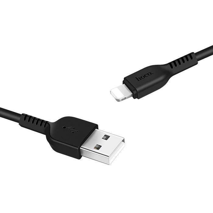 Kabel za podatke in polnjenje USB-A - Lightning HOCO Flash X20, 18W, 1m, črn