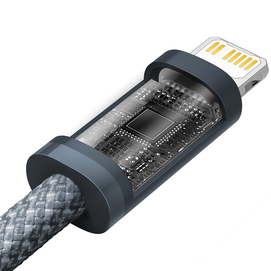 USB-C to Lightning Data and Charging Cable - Baseus Dynamic Series, 20W, 1m, Gray CALD000016