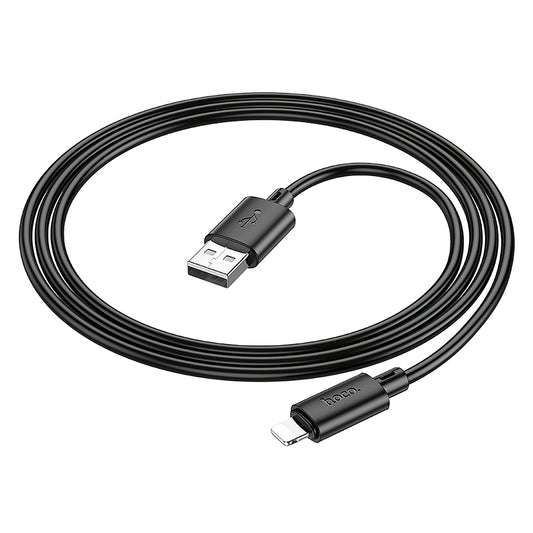 Podatkovni in polnilni kabel USB-A - Lightning HOCO X88, 18 W, 1 m, črn 