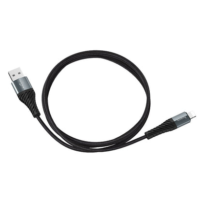 Podatkovni in polnilni kabel USB-A - Lightning HOCO X38 Cool, 18 W, 1 m, črn 