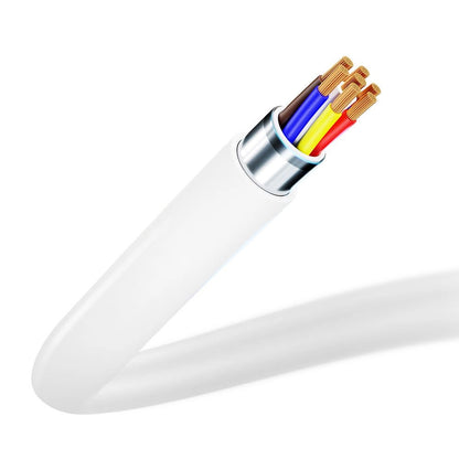 USB-C - Lightning podatkovni in polnilni kabel 3MK Hyper, 20W, 1,2 m, bel