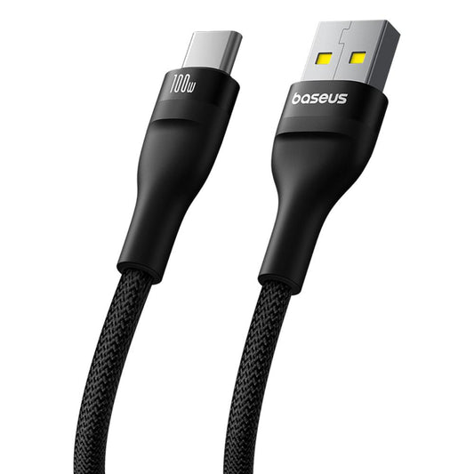 Kabel za podatke in polnjenje USB-A - USB-C Baseus Flash Series II, 100W, 1m, črn P10311804111-00