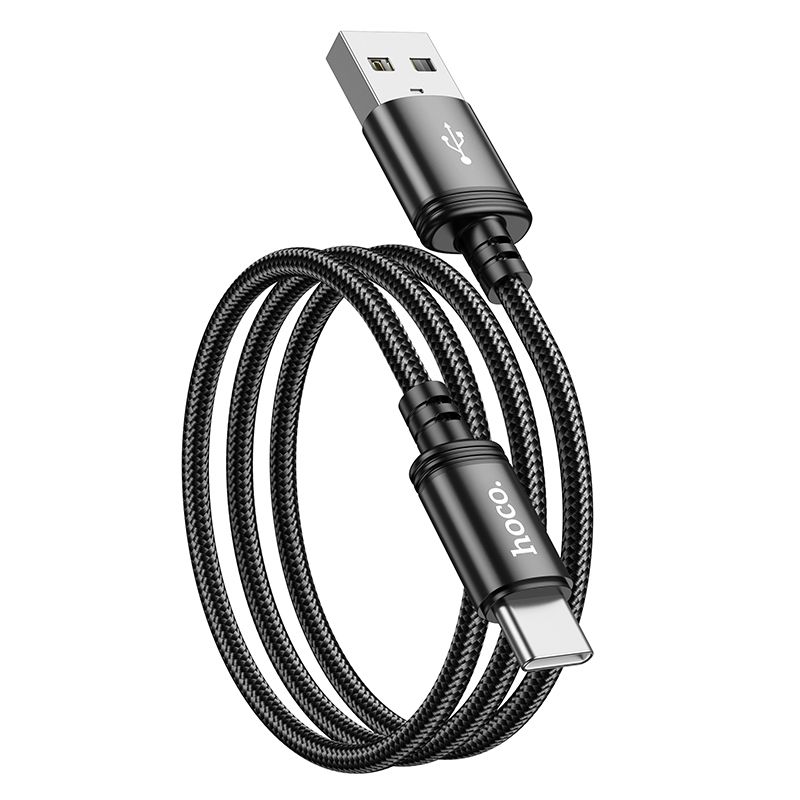 Kabel za podatke in polnjenje USB-A - USB-C HOCO X89, 18W, 1m, črn