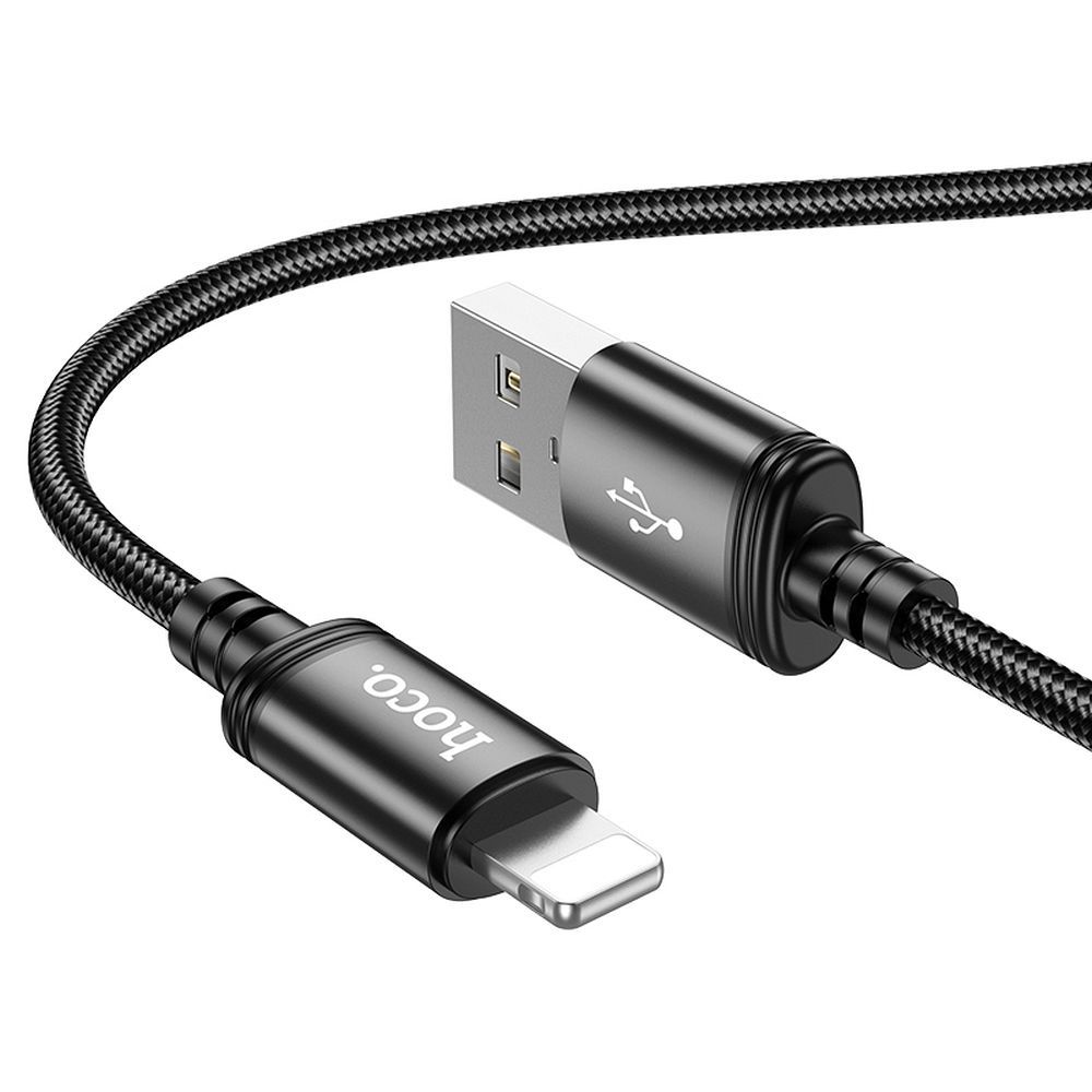 Kabel za podatke in polnjenje USB-A - Lightning HOCO X89, 18W, 2m, črn
