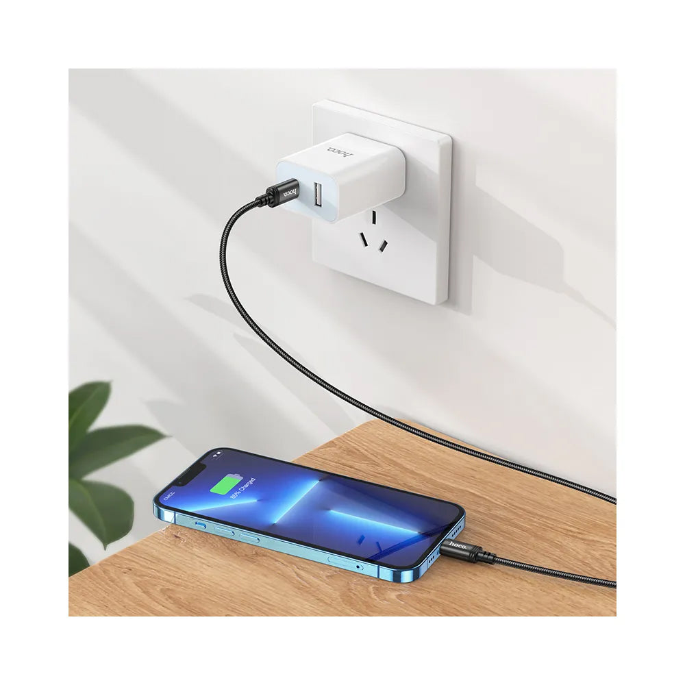 Kabel za podatke in polnjenje USB-C - Lightning HOCO X89, 27W, 2m, črn