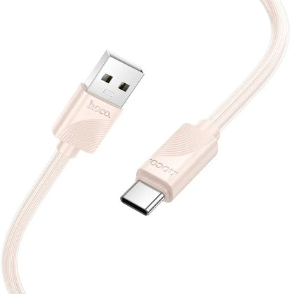 Kabel za podatke in polnjenje USB-A - USB-C HOCO X114, 18W, 1m, Roza