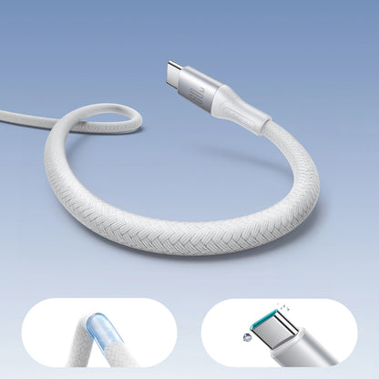 Kabel za podatke in polnjenje USB-C - USB-C Joyroom S-A28 Flash, 60W, 1m, Bel