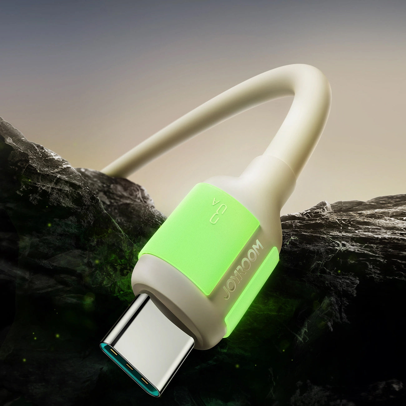 Podatkovni in polnilni kabel USB-A - USB-C Joyroom S-A53, 30W, 2m, Bež