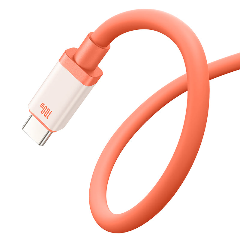 Kabel za podatke in polnjenje USB-A - USB-C Baseus Zero Degree Series, 100W, 2m, rdeč