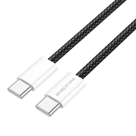Kabel za podatke in polnjenje USB-C - USB-C Borofone BX103 Original, 60W, 1m, črn