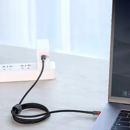 Kabel za podatke in polnjenje USB-C - USB-C Baseus Cafule, 100W, 2m, Siv CATKLF-BLG1