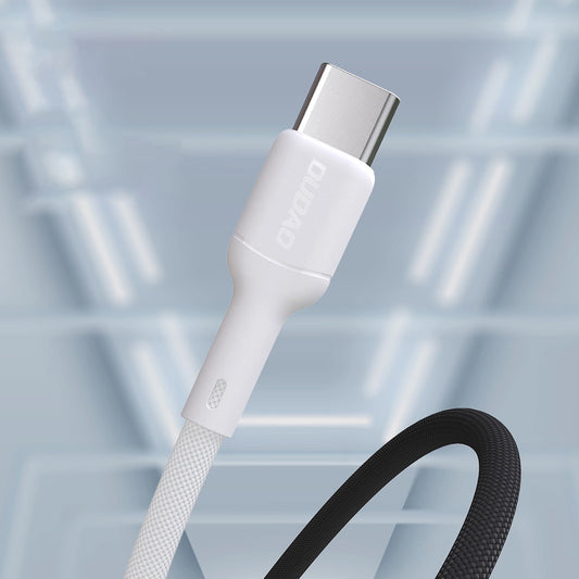 USB-A to USB-C Dudao L9T Data and Charging Cable, 100W, 1m, White
