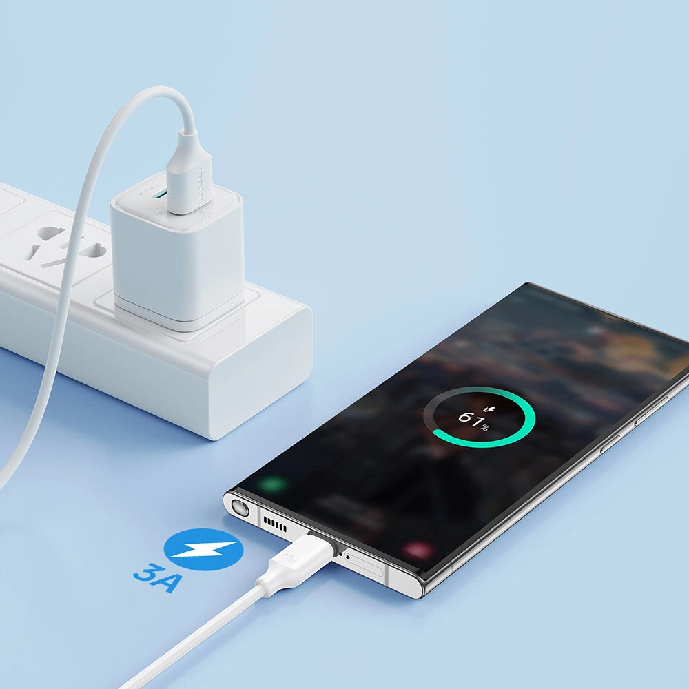 Kabel za podatke in polnjenje USB-A - USB-C Joyroom S-A9, 20W, 1m, Bel