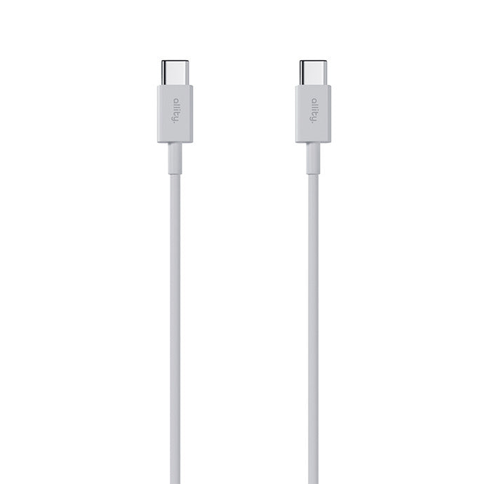 Kabel za podatke in polnjenje USB-C - USB-C Allity. AUC-03, 100W, 1m, Bel