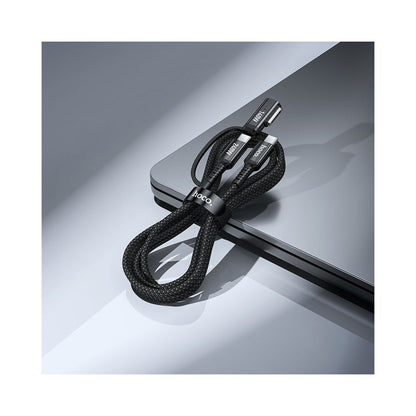 Polnilni kabel HOCO U142, USB-C - USB-C / MagSafe 3, 240W, 1.8m, črn