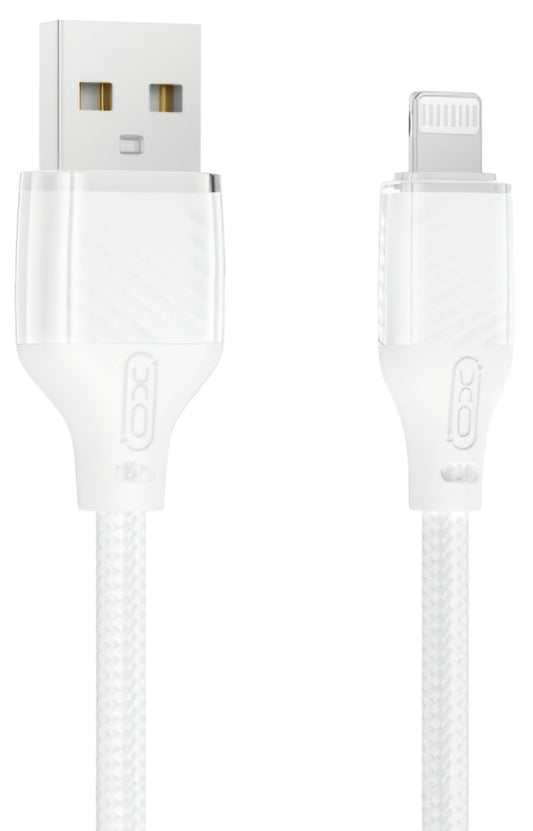 Kabel za podatke in polnjenje USB-A - Lightning XO Design NB291, 18W, 1m, Bel