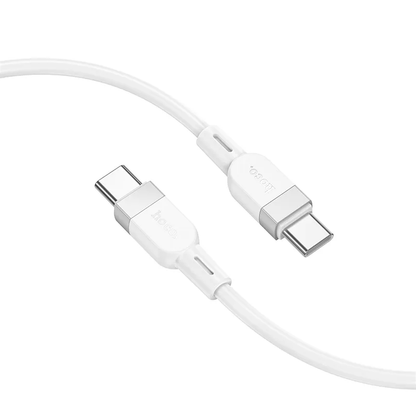 Kabel za podatke in polnjenje USB-C - USB-C HOCO X109, 60W, 1m, Bel